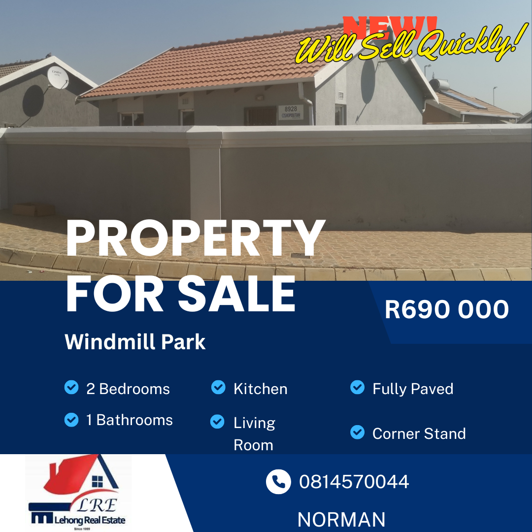 Windmill Park Ext 28 Oupa New